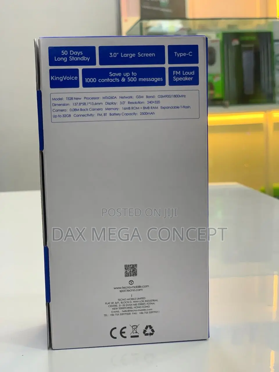New Tecno T528 Black