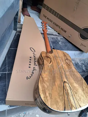 Quality Oriental Cherry Semi Acoustic Guitar