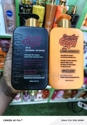 Gentle Glow Korean Skincare Lightening Moisturizing Milk.