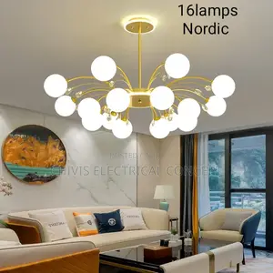 Nordic Led Living Room Light Simple Modern Bedroom Magic Bean
