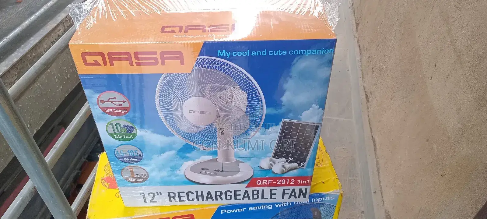 Gasa 12 Inche Rechargeable Fan