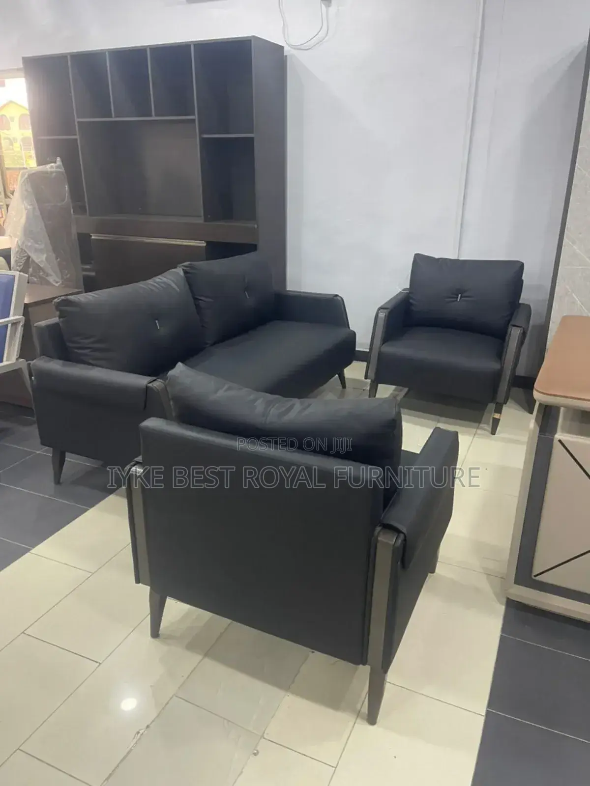 5seater Mini Sofa Chair Italian Leather