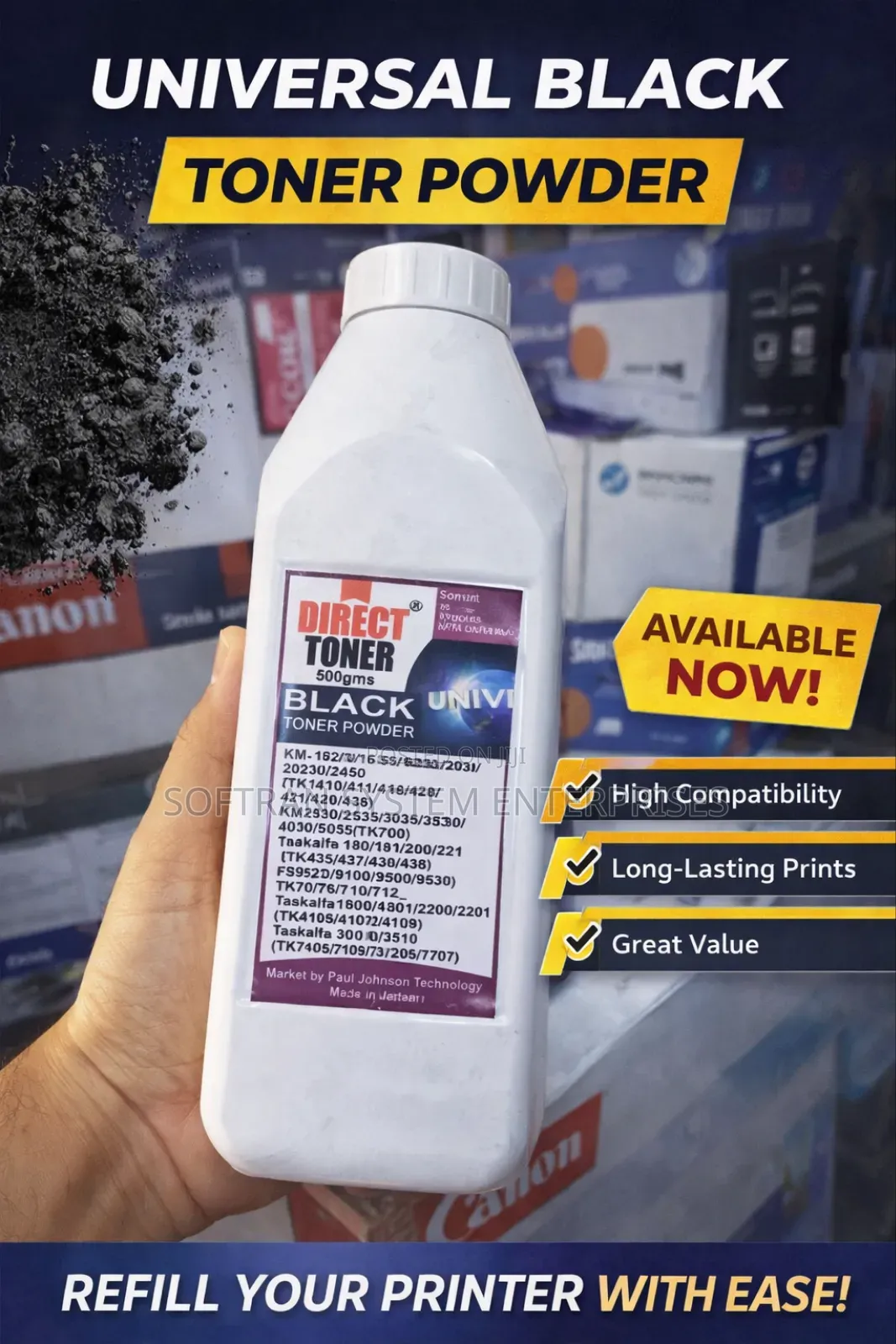 Black Toner Powder