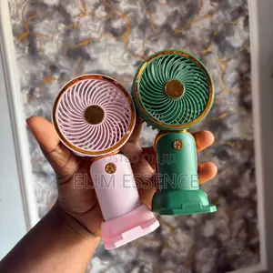 Mini Rechargeable Hand Fan – Strong Breeze, Long-Lasting Battery