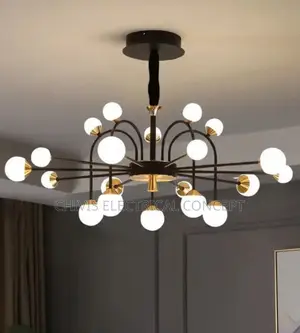 Household Living Room Chandelier Light 6/8/10/12 Lamps Heads Modern