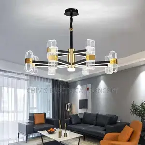 Modern Led Light Arm Ceiling Chandeliers Simple