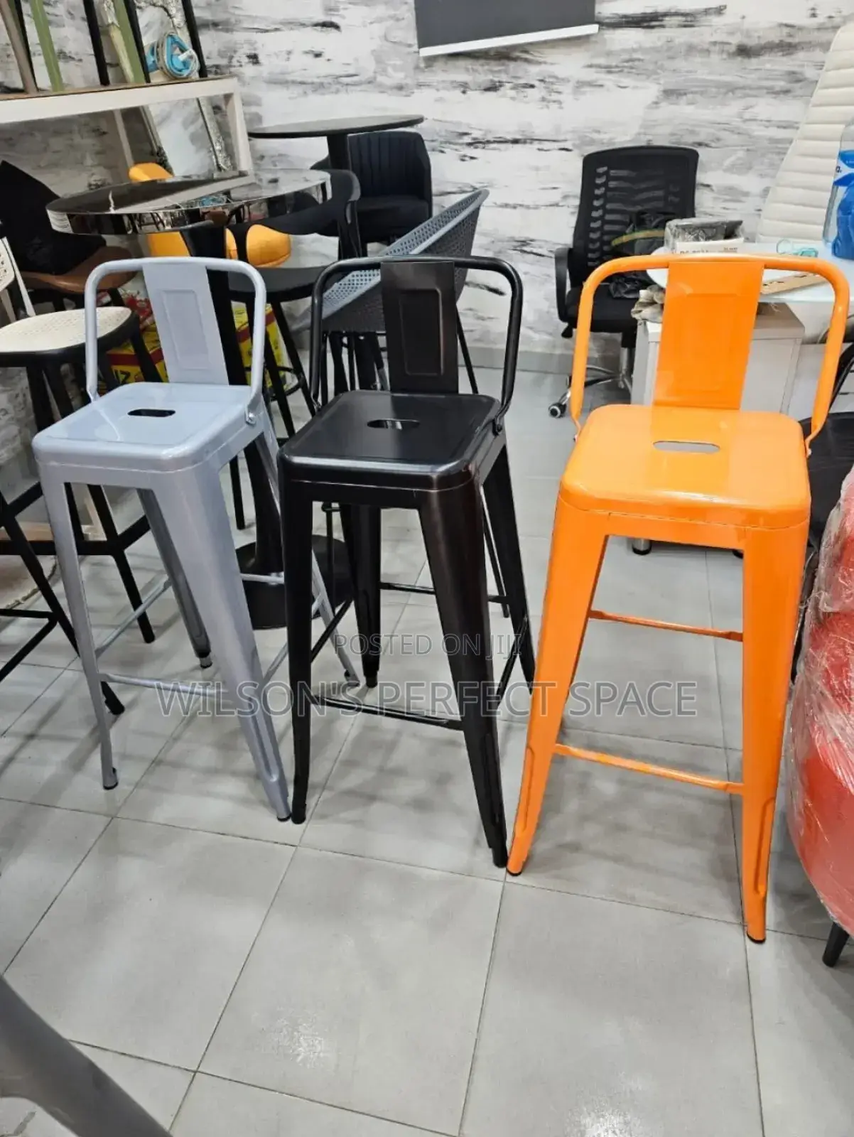 Metal High Bar Stool/ Kitchen Stool