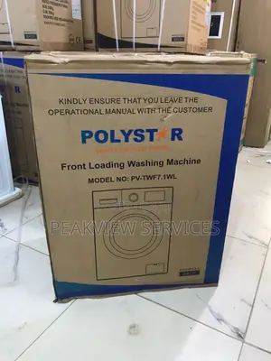 Front Load Washing Machine 7kg Polystar Pv-Twf7-1wl