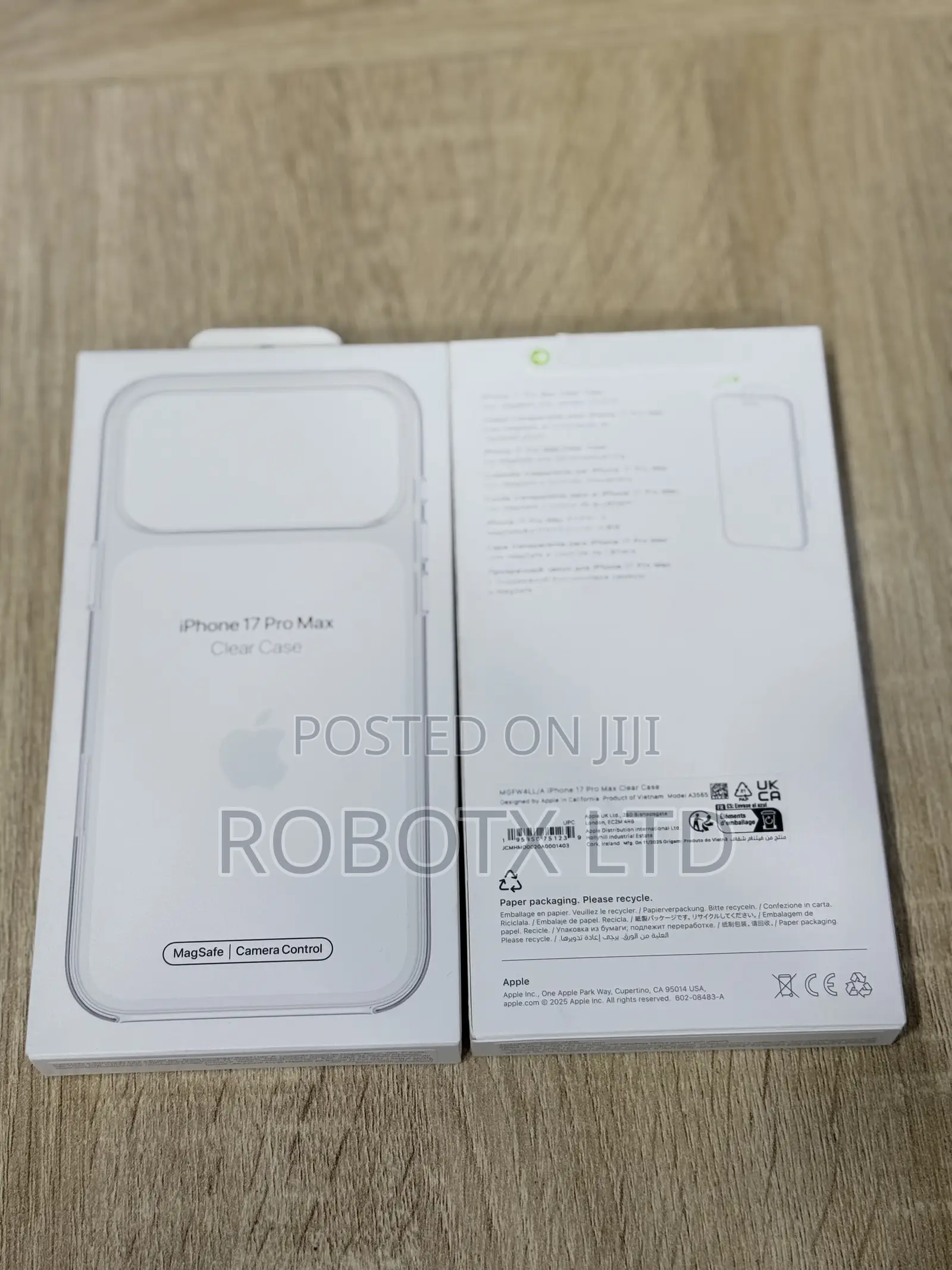 Apple iPhone 17 Promax Clear Case Original