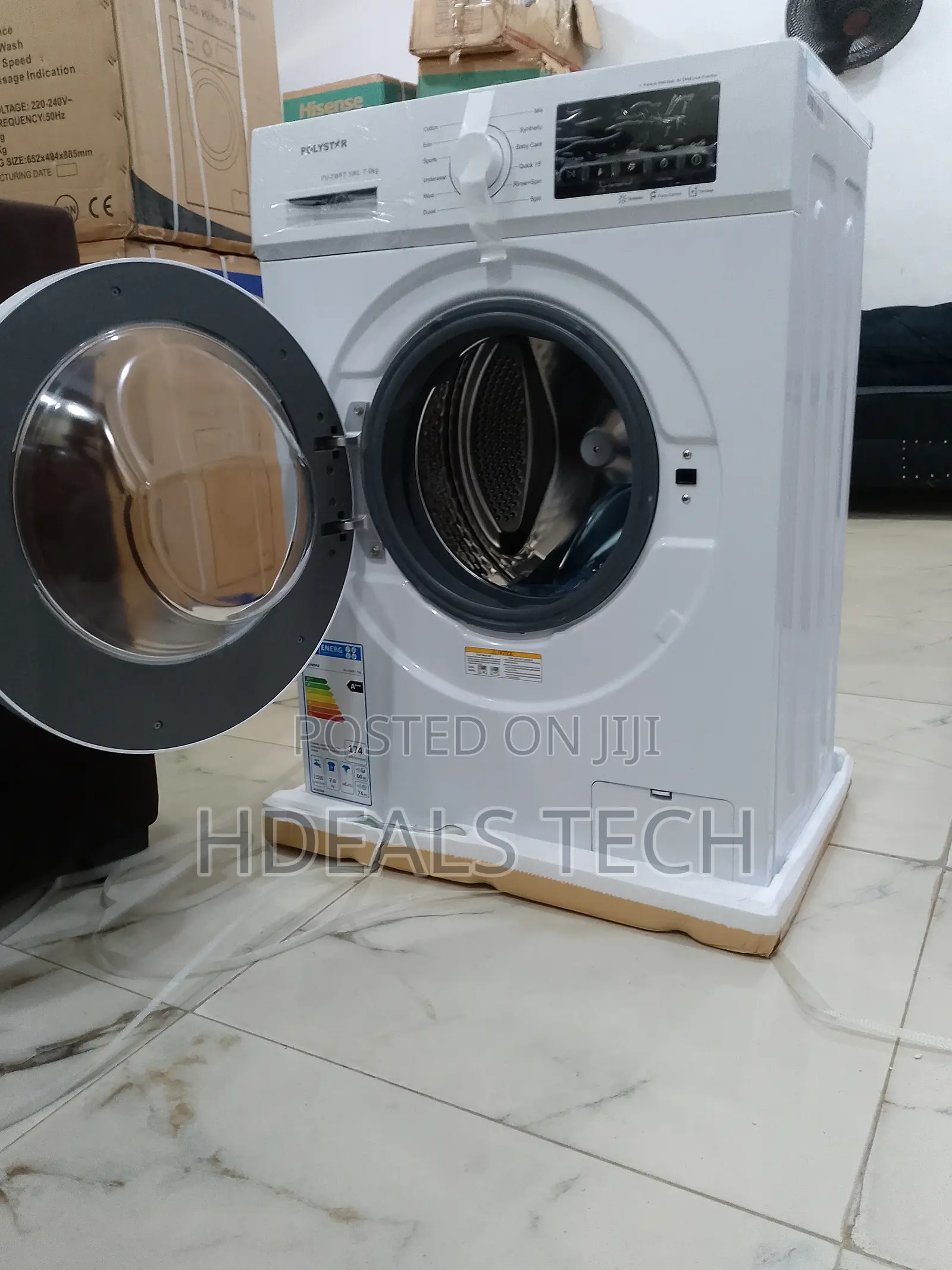 Polystar Fully Automatic Front Load Washer 7.1kg – Pv-Twf7.1wl