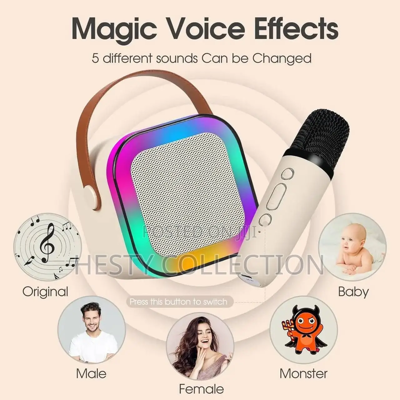 Karaoke Speaker and Double Microphones
