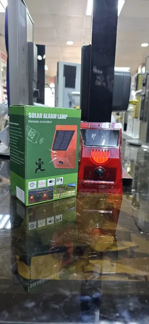 Security Solar Alarm Lamp With Remote
