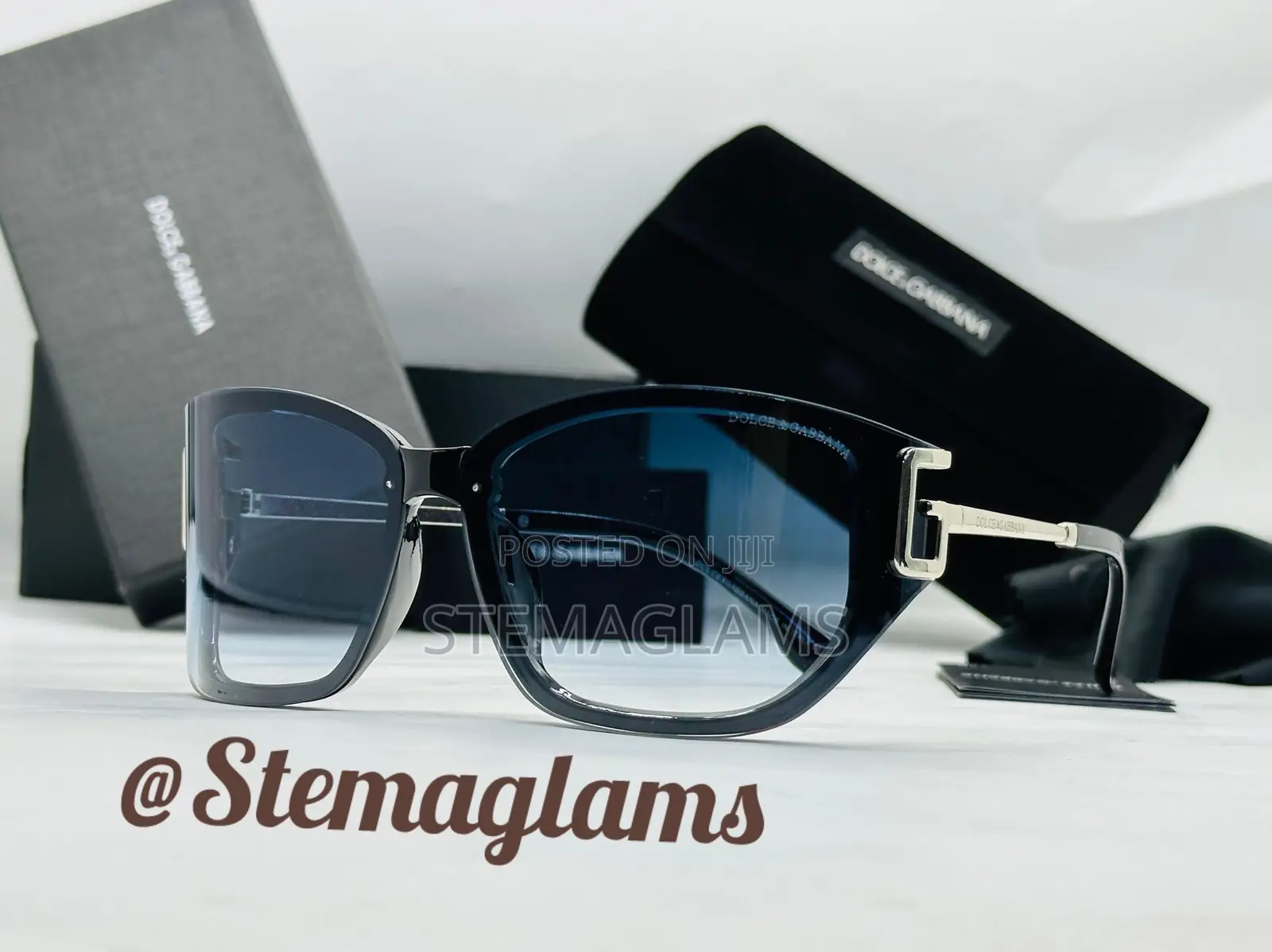 Dolce Gabbana Elegant Vintage Black Eyeglasses