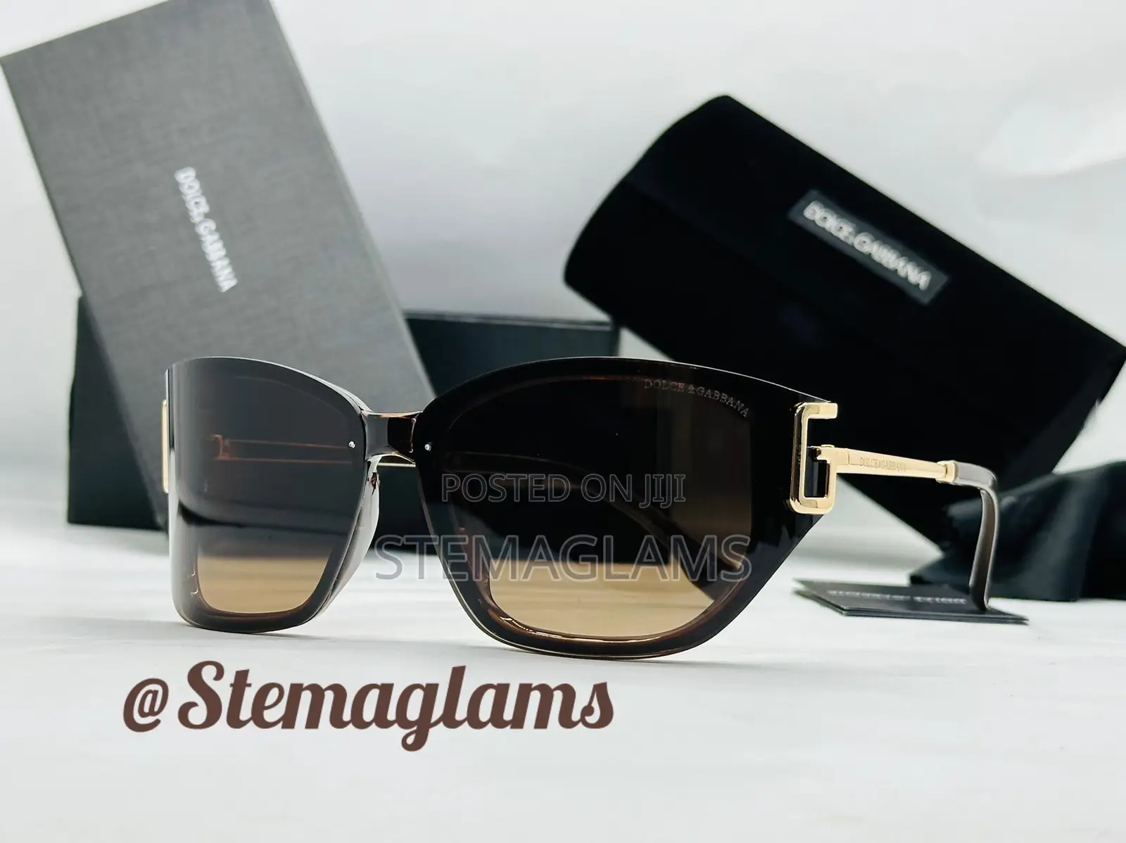 Dolce Gabbana Elegant Vintage Black Eyeglasses