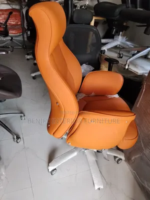 Executive Ergonomic Orange Office Chair