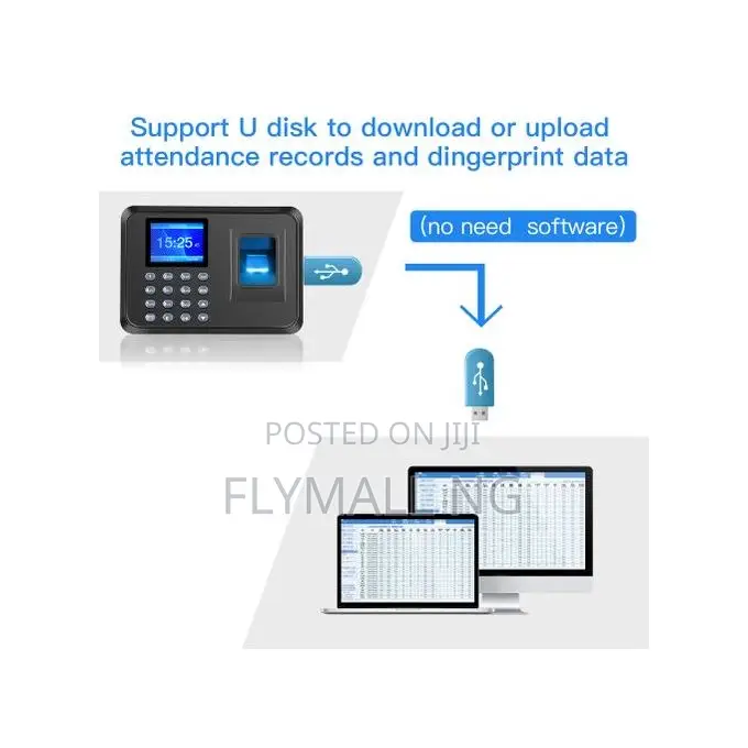 Fingerprint Time Clock Biometric Attendance Machine Identification