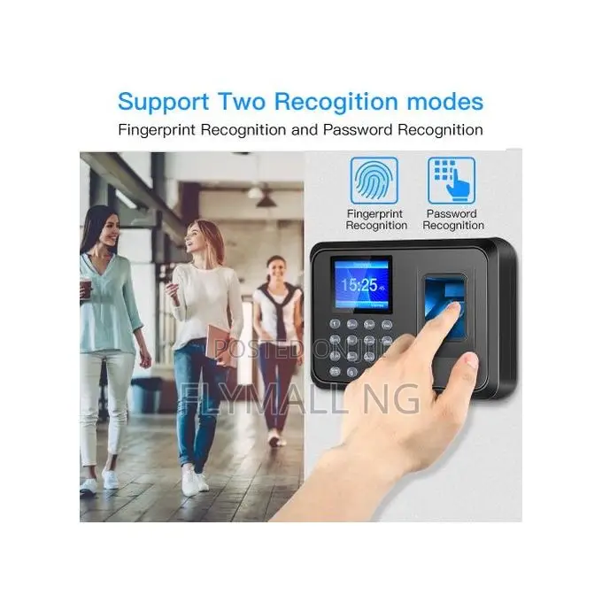 Fingerprint Time Clock Biometric Attendance Machine Identification