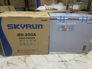 Skyrun 200l Chest Freezer With Interior Basket