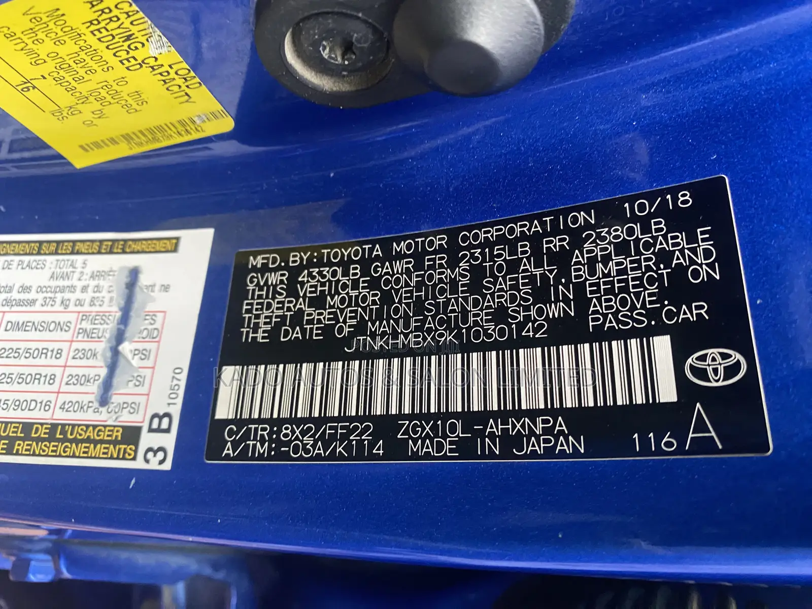 Toyota C-HR 2019 Blue