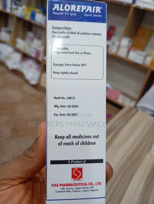 Alorepair Minoxidil 5% Spray (Topical Solution)