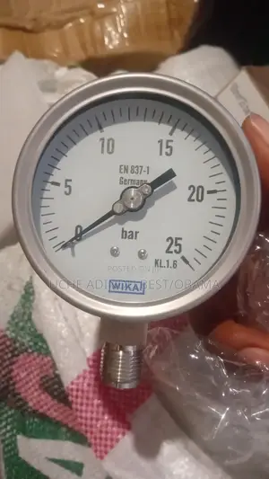 Wika Germany Pressure Gauge 4" 0-25bar