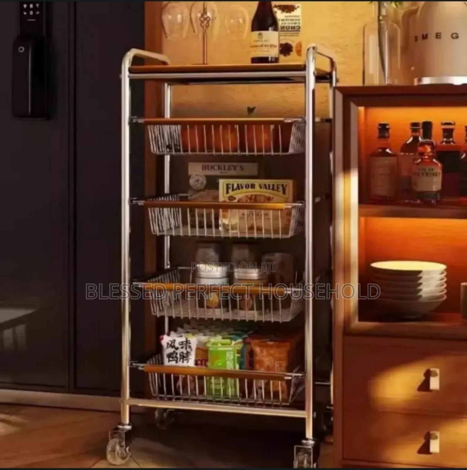 5layers Quality Stainless Trolley