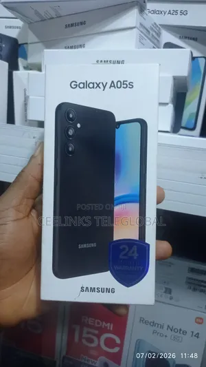 New Samsung Galaxy A05s 128 GB Black