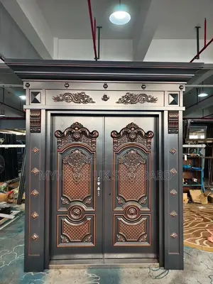 5ft Copper Cast Security Door With Ark (Entrance Door)