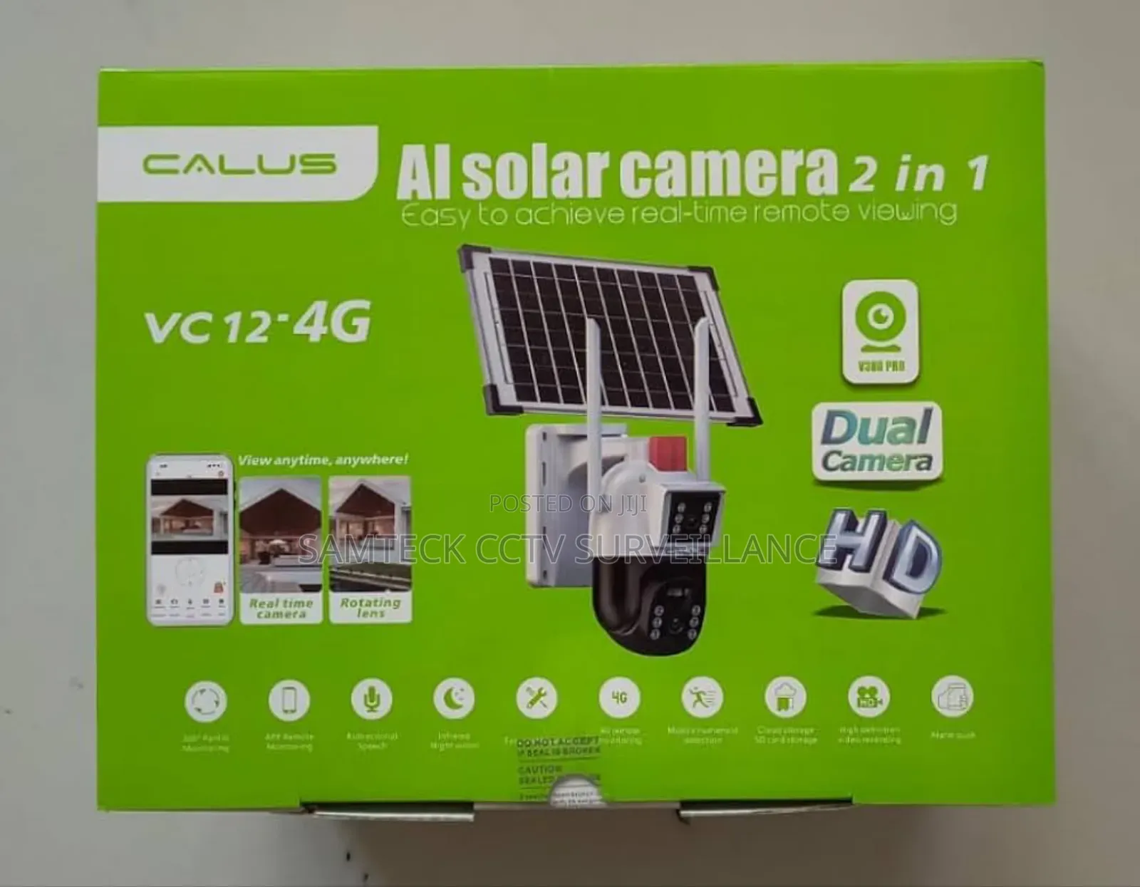 Ai Solar 4g Dual Lens Camera