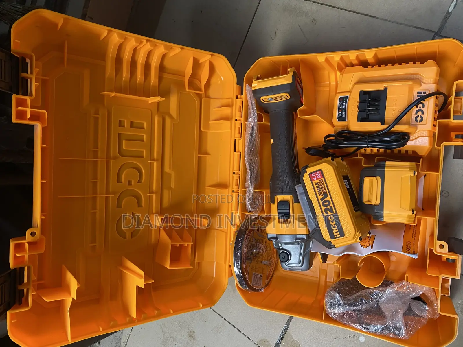 Angle Grinder Rechargeable Battery