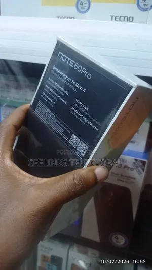 New Infinix Hot 60 Pro 256 GB Black