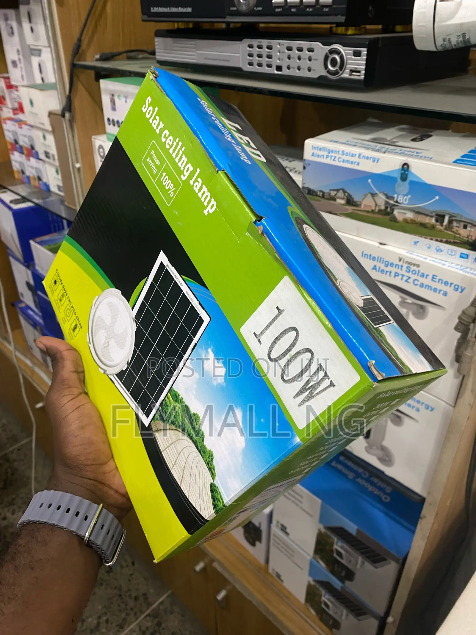 100w Solar Ceiling Lamp Energy Saving Solar Led Light