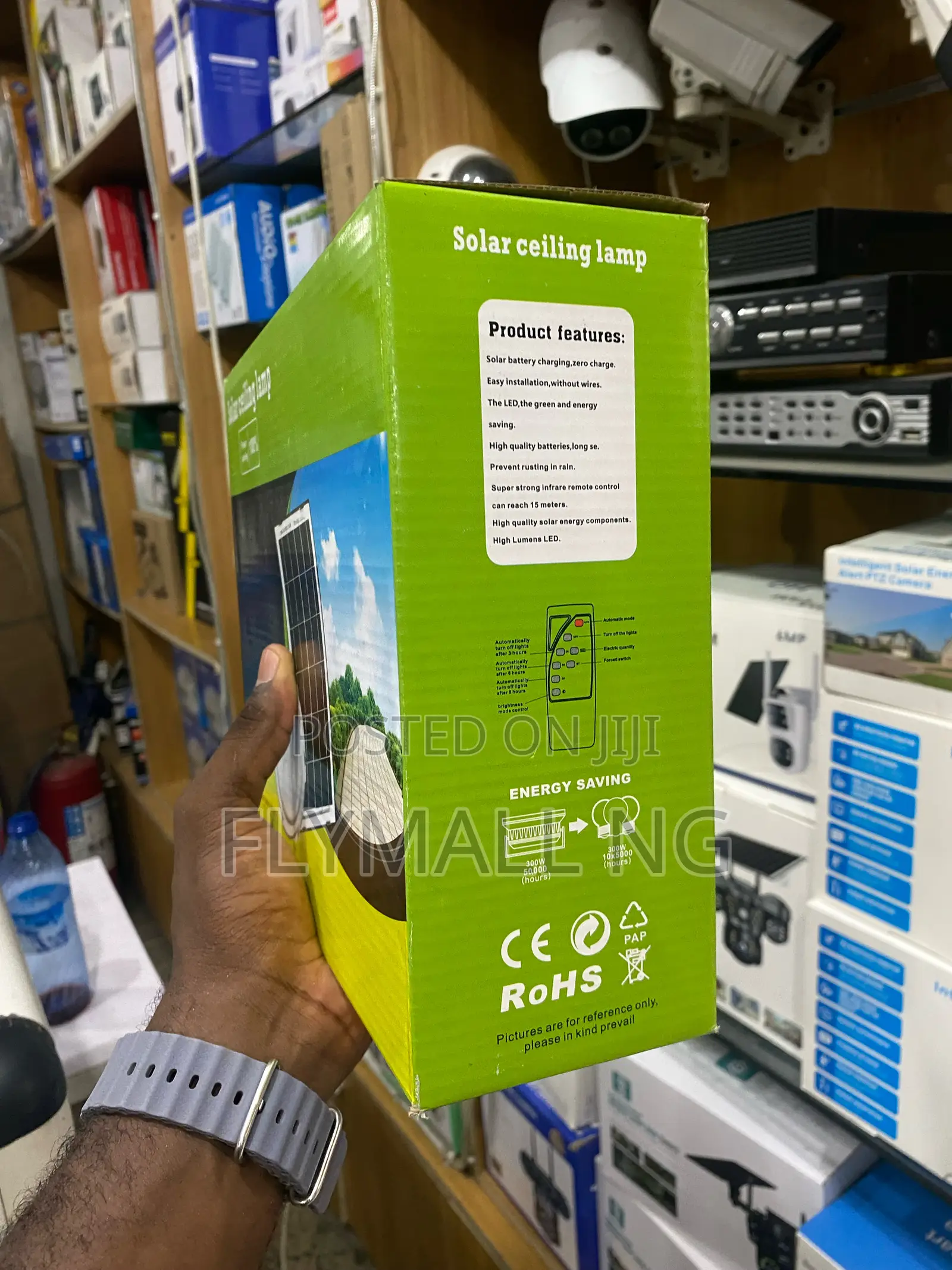 100w Solar Ceiling Lamp Energy Saving Solar Led Light