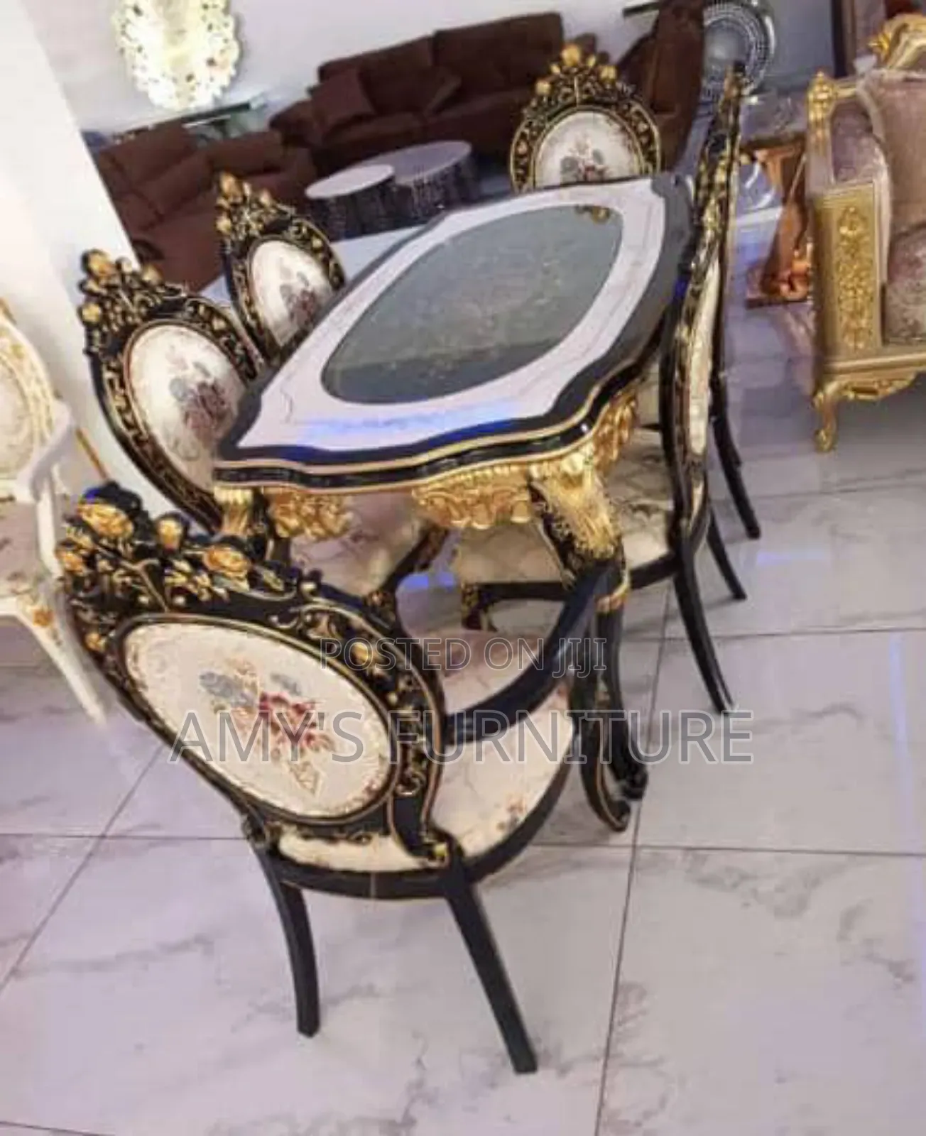 Royal Dinning Table With 6 Seats