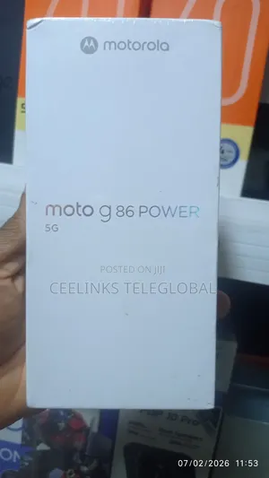 New Motorola Moto G86 Power 5G 512 GB Black