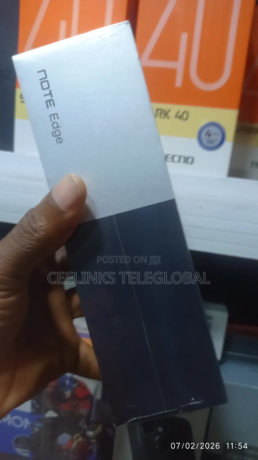 New Infinix Note Edge 256 GB Black