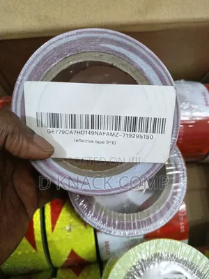 White & Red Safety Night Reflective Strong Adhesive Tape