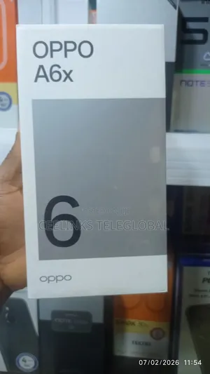 New Oppo A6x 256 GB Black