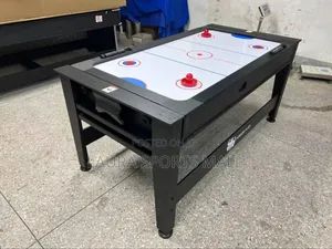 6fit 4in 1 Snooker, Table Tennis Air Hockey and Dining Table Board