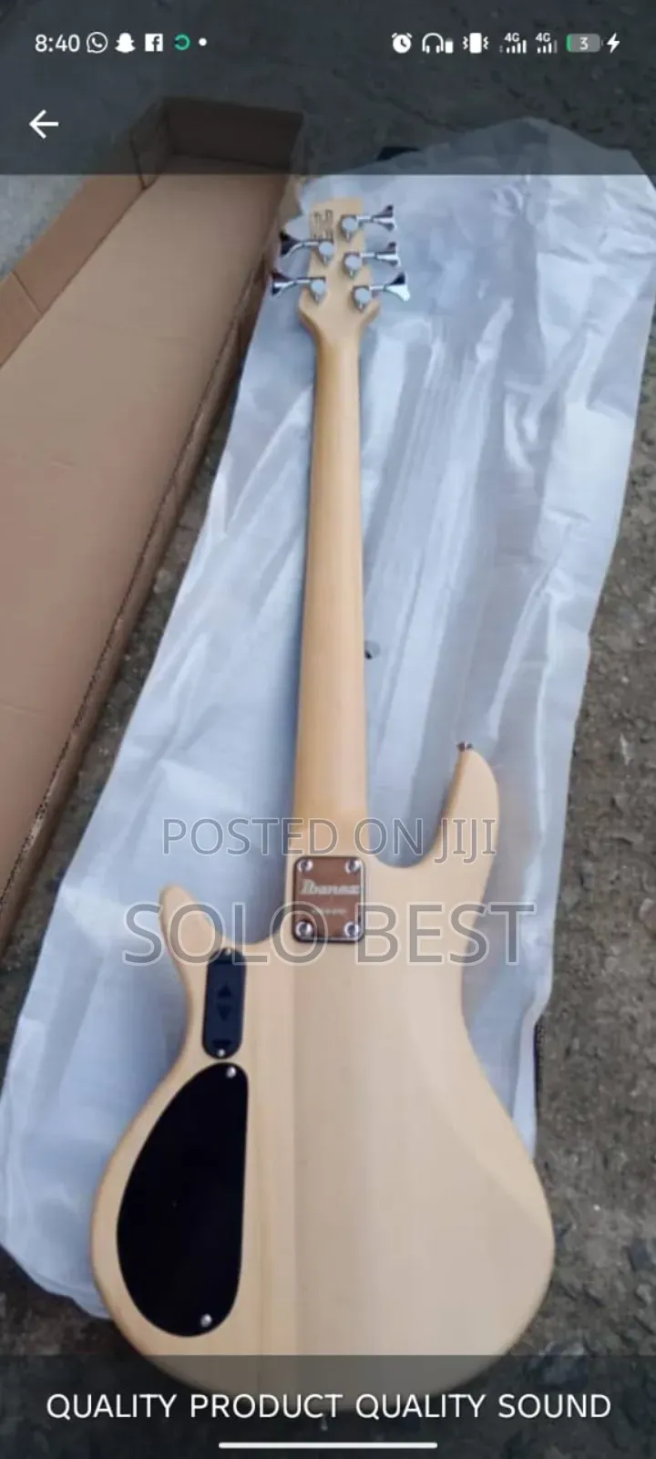 Ibanez 5 String Active Bass Guitar