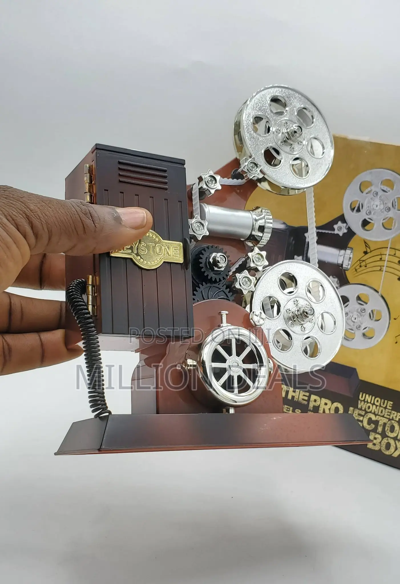 Unique Projector Music Box Models Decoration