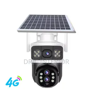 4g Solar Hd Camera Dual Lens Triple View
