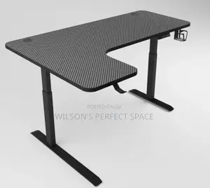 1.4 Meter L Shape Electric Table / Adjustable Height