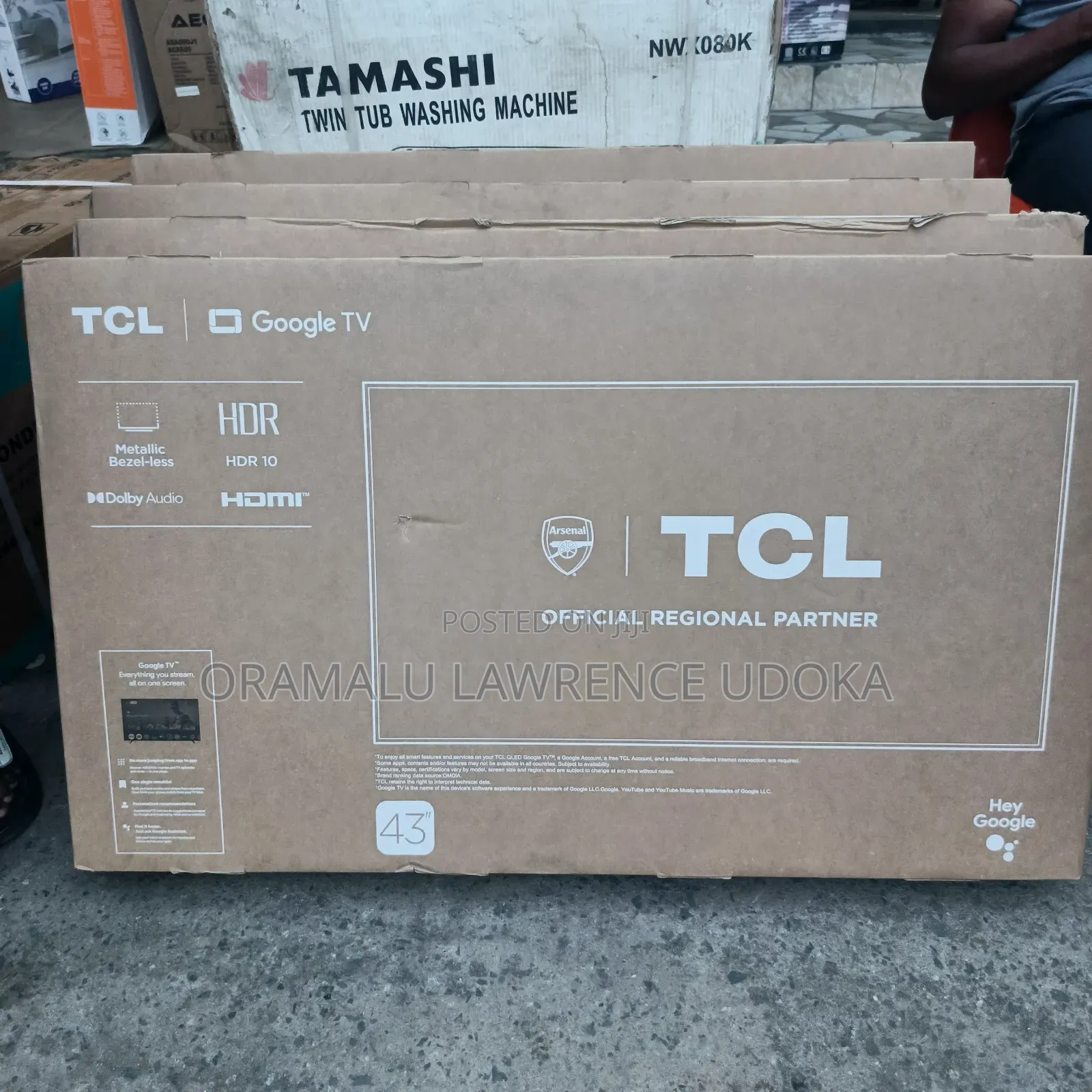 TCL Smart Television 43" Inches