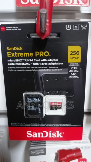 Sandisk Extreme Pro 256gb Micro Sd Card