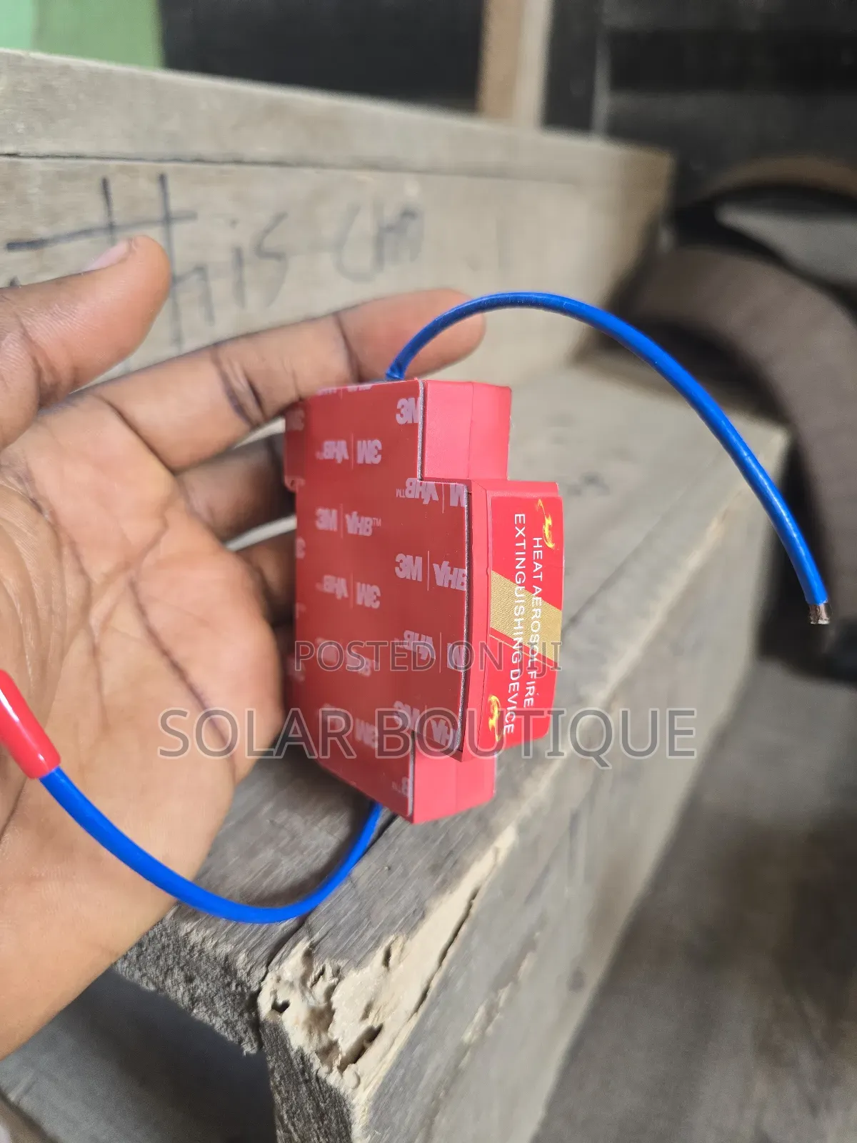 Solar Fire Extinguisher.