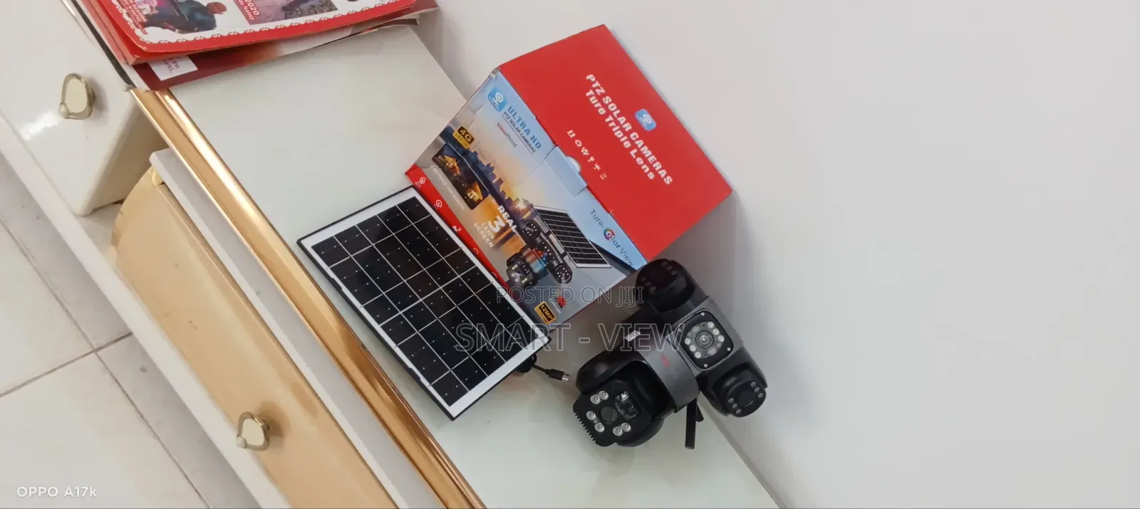 Triple Lens PTZ Solar CCTV Camera 4g Sim Enabled