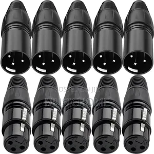 Xlr Male And Female 3pin Plug