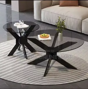 2in1 Glass Centre Table