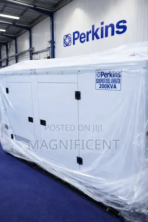 Original 200 Kva Perkins Generator Soundproof 100% Copper Coil